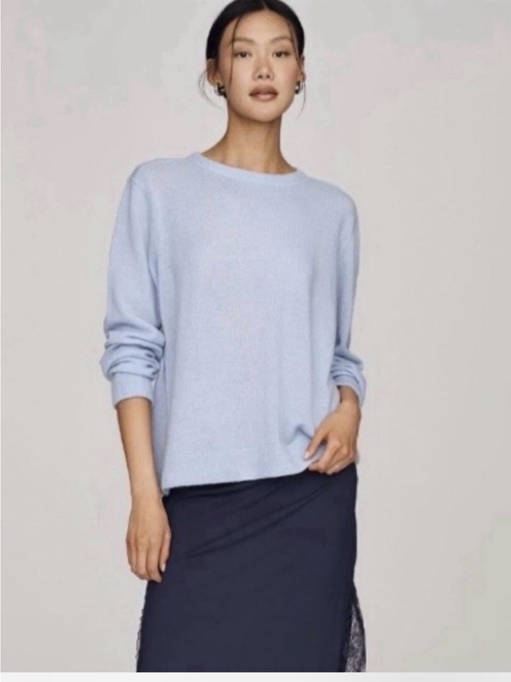 Reformation boyfriend cashmere sweater